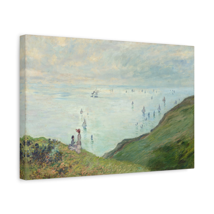 Monet - Cliffs at Pourville - Canvas Print
