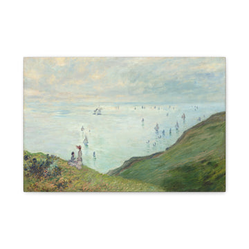 Monet - Cliffs at Pourville - Canvas Print