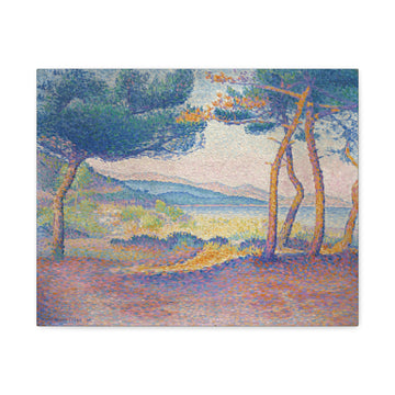 Henri-Edmond Cross - Pines Along the Shore - Canvas Print