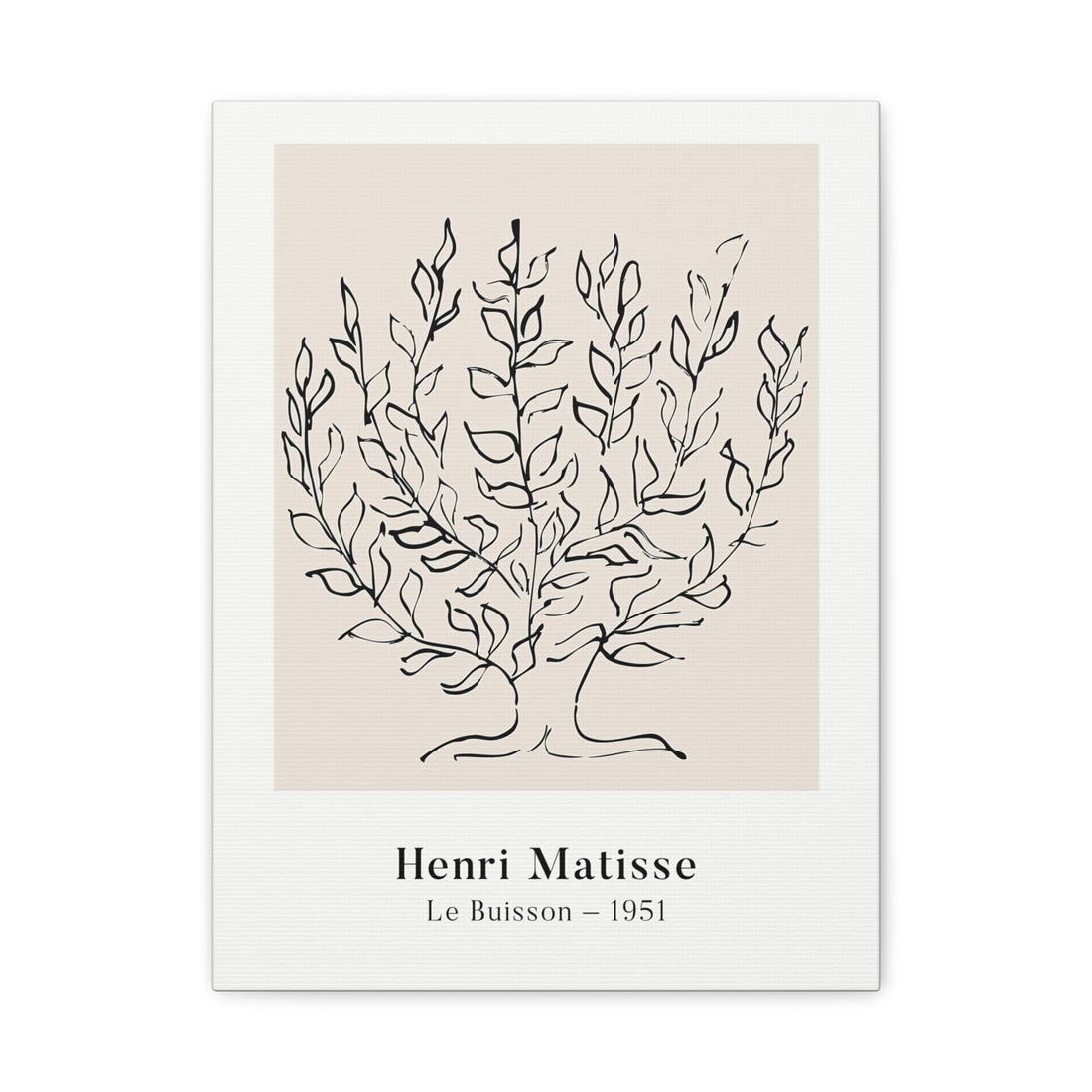 Matisse - The Plane Tree - Canvas Print