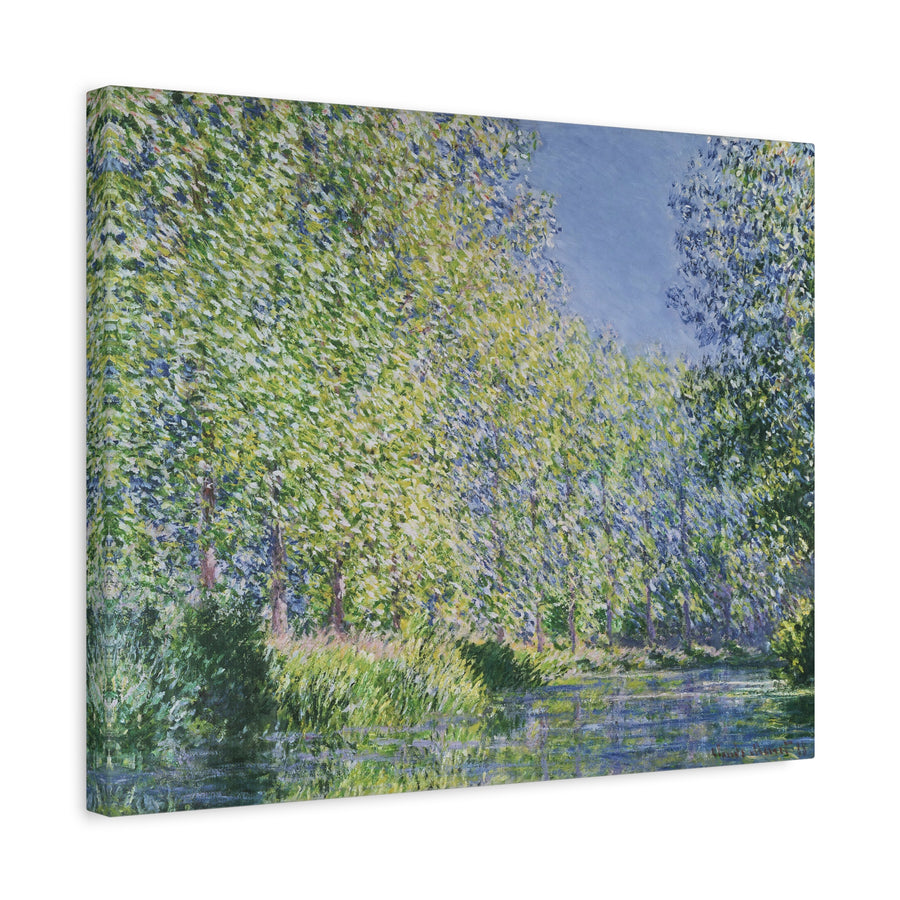 Monet - Bend in the River Epte - Canvas Print