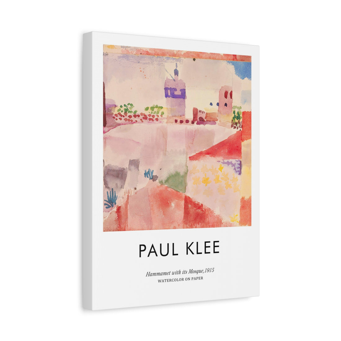 Paul Klee - Hammamet With its Mosque - Canvas Print