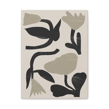 Abstract Flowers - Canvas Print