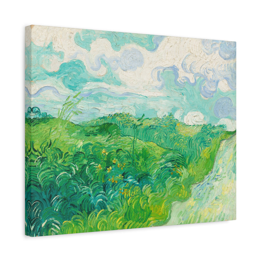 Green Wheat Fields, Auvers -Van Gogh - Canvas Print