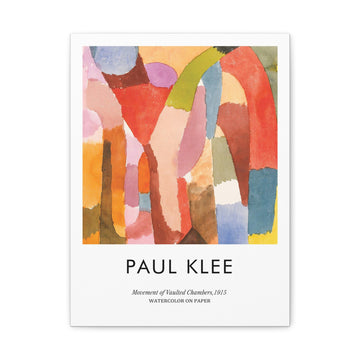 Paul Klee - Movement of Vaulted Chambers - Canvas Print