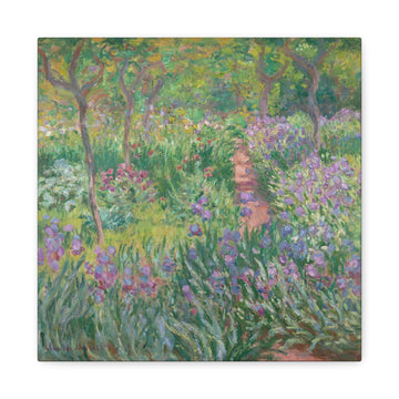 Monet - The Artist's Garden at Giverny - Canvas Print