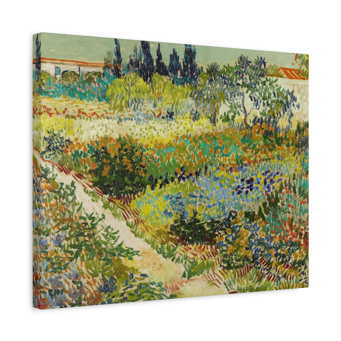 Garden at Arles - Van Gogh - Canvas Print