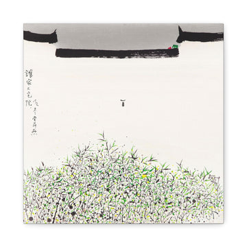 Mansion House - Wu Guanzhong - Canvas Print