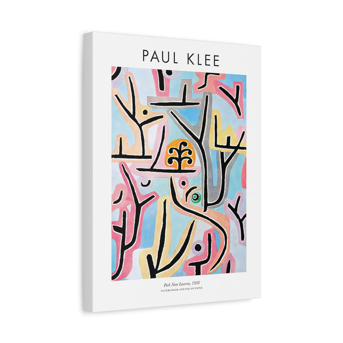 Paul Klee - Park Near Lucerne - Canvas Print