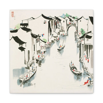 Water Lane - Wu Guanzhong - Canvas Print