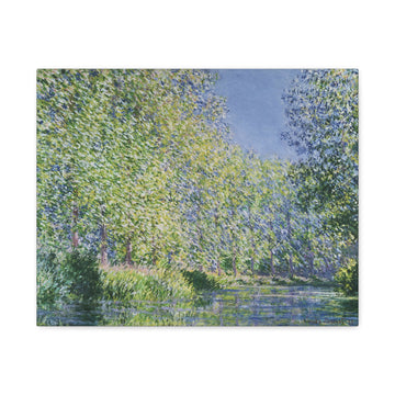 Monet - Bend in the River Epte - Canvas Print