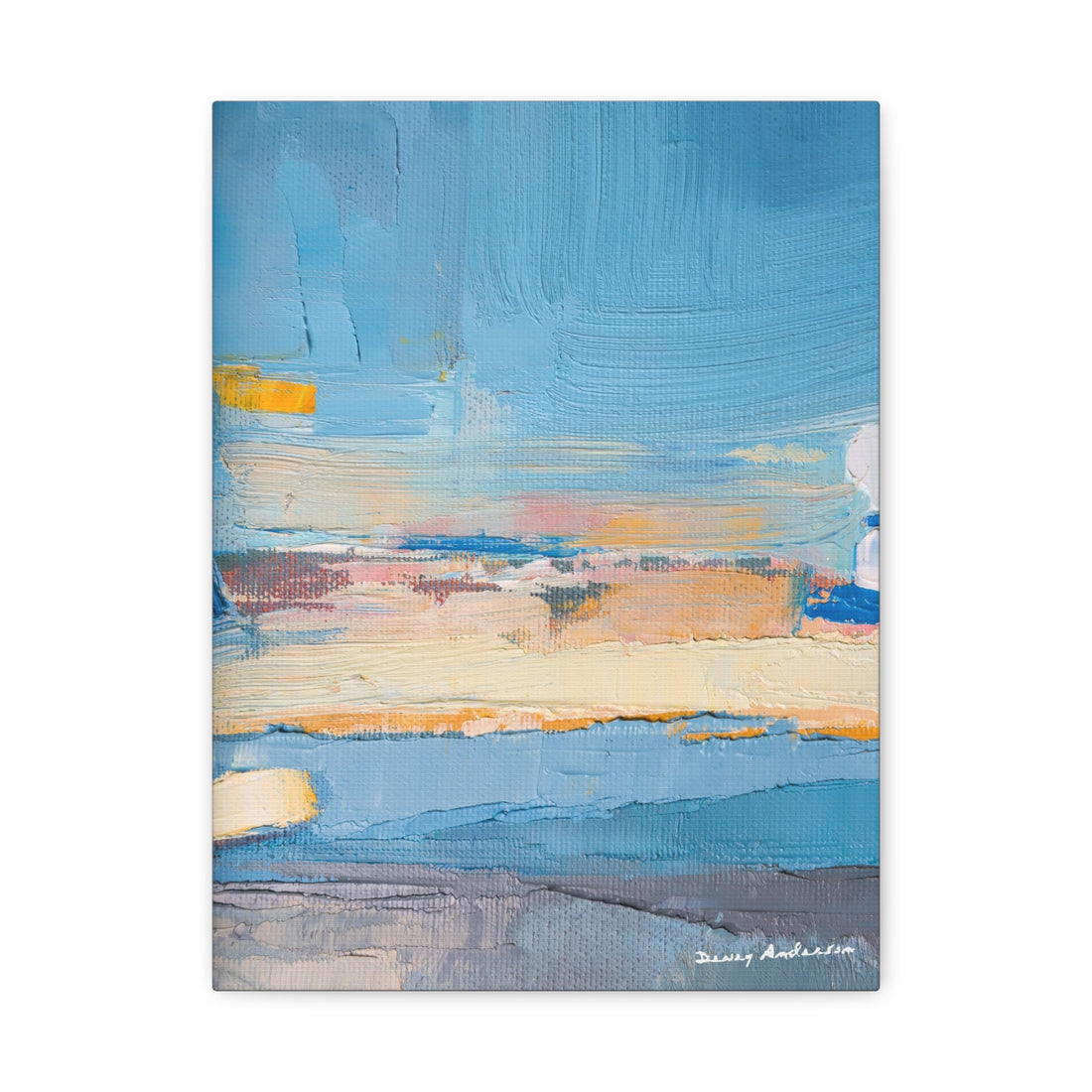 La Mer Au Coucher Du Soleil - Canvas Print