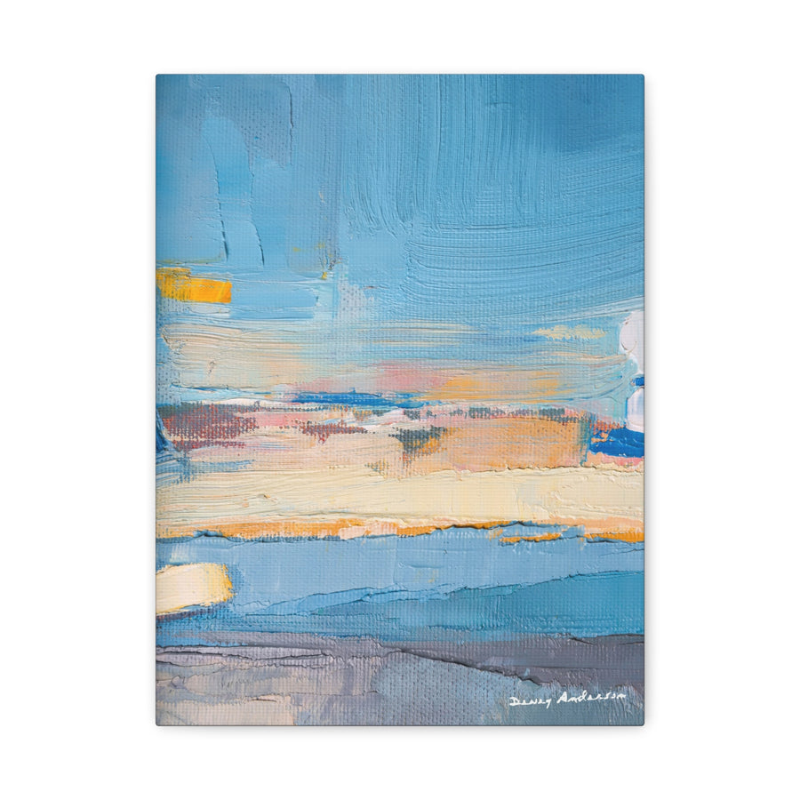 La Mer Au Coucher Du Soleil - Canvas Print