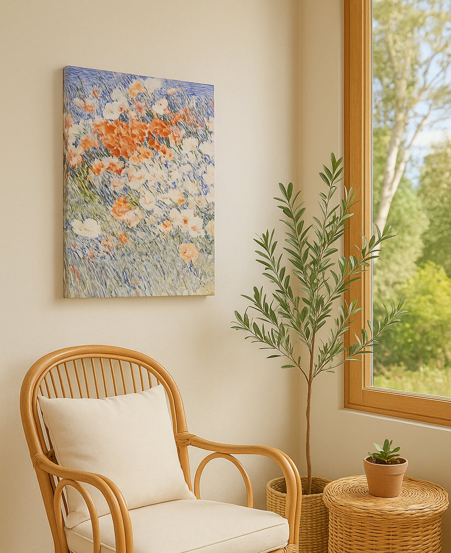 Frederick Childe Hassam - The Island Garden Canvas - Canvas Print