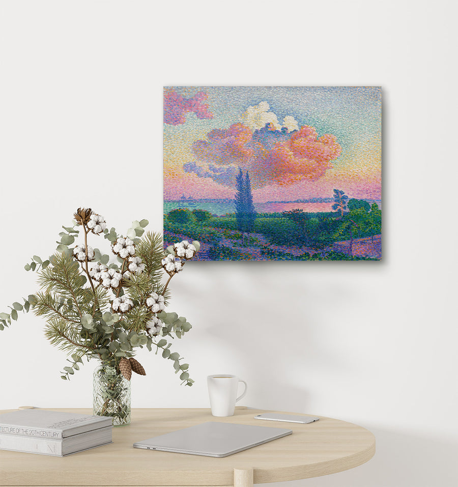 Henri-Edmond Cross - The Pink Cloud - Canvas Print