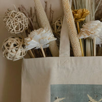 Court Ladies Preparing Newly Woven Silk - Cotton Canvas Tote Bag