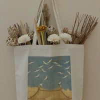 Loquats and Bird - Cotton Canvas Tote Bag