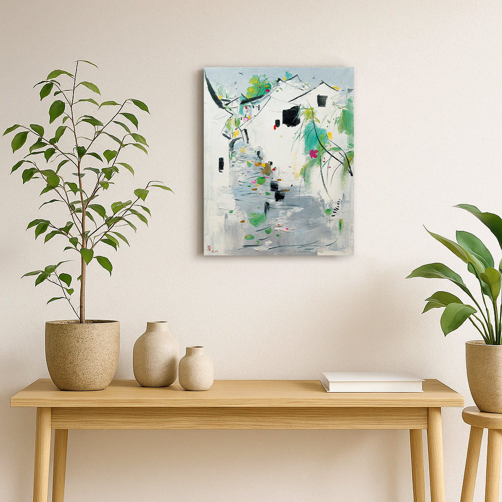 Miss Hometown - Wu Guanzhong - Canvas Print