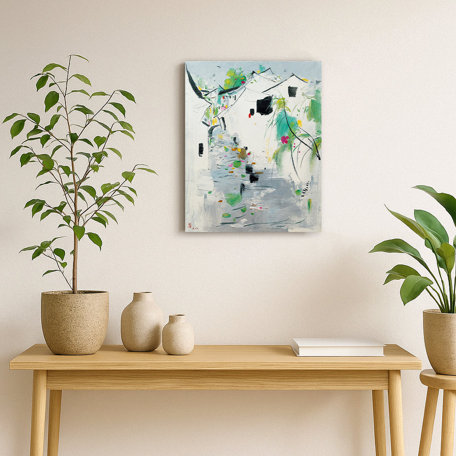 Miss Hometown - Wu Guanzhong - Canvas Print