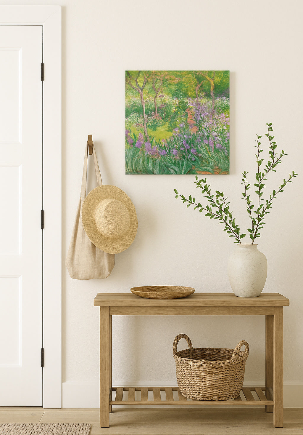 Monet - The Artist's Garden at Giverny - Canvas Print