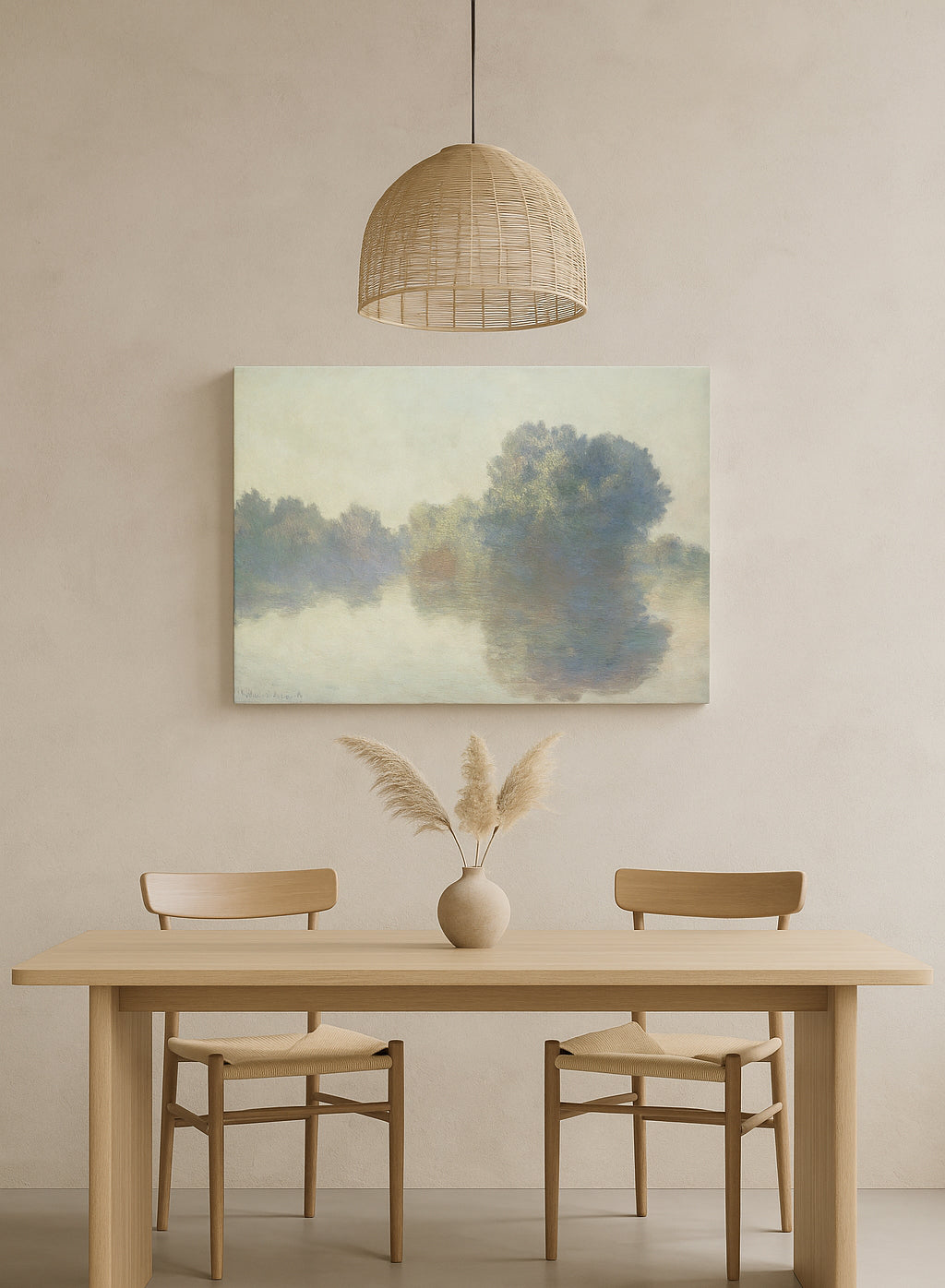 Monet - The Seine at Giverny - Canvas Print