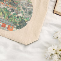 Dream of the Red Chamber - Tour of the Grand View Gardens - Cotton Canvas Tote Bag