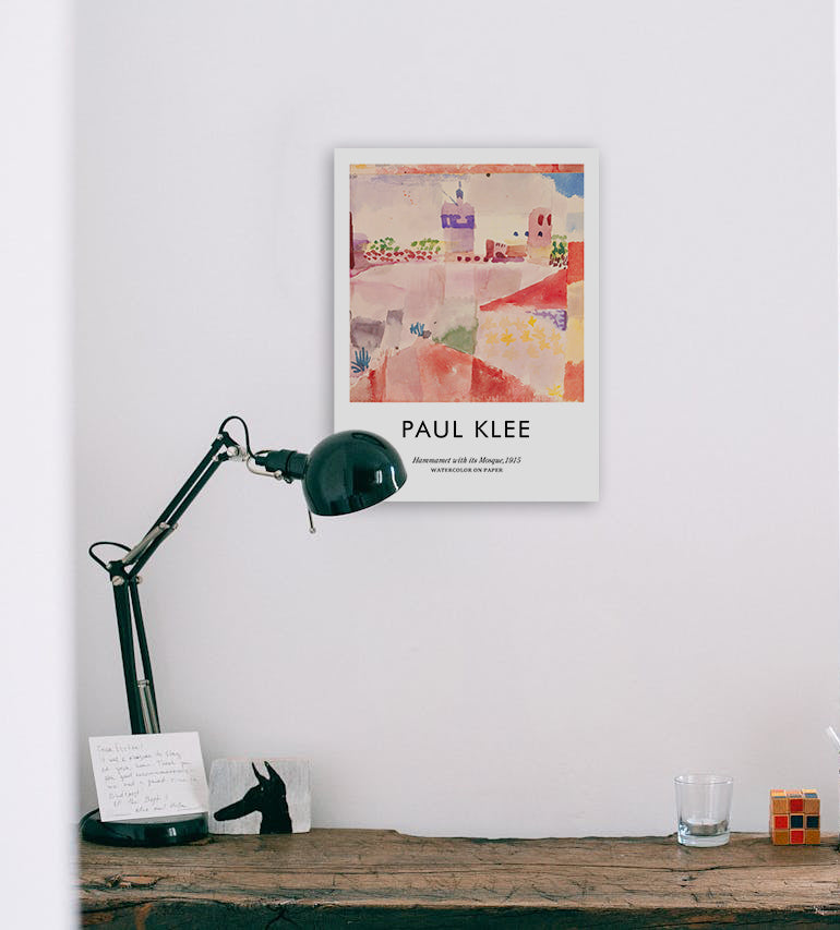 Paul Klee - Hammamet With its Mosque - Canvas Print