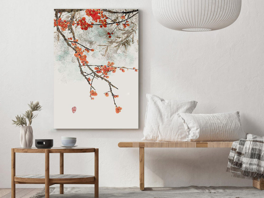 Red Plum Blossoms