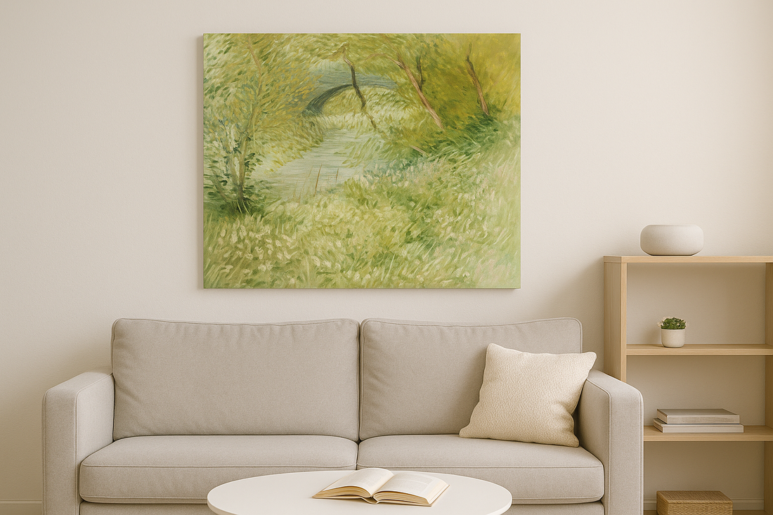 River Bank in Springtime - Van Gogh - Canvas Print