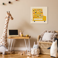 School Bus - Canvas Print