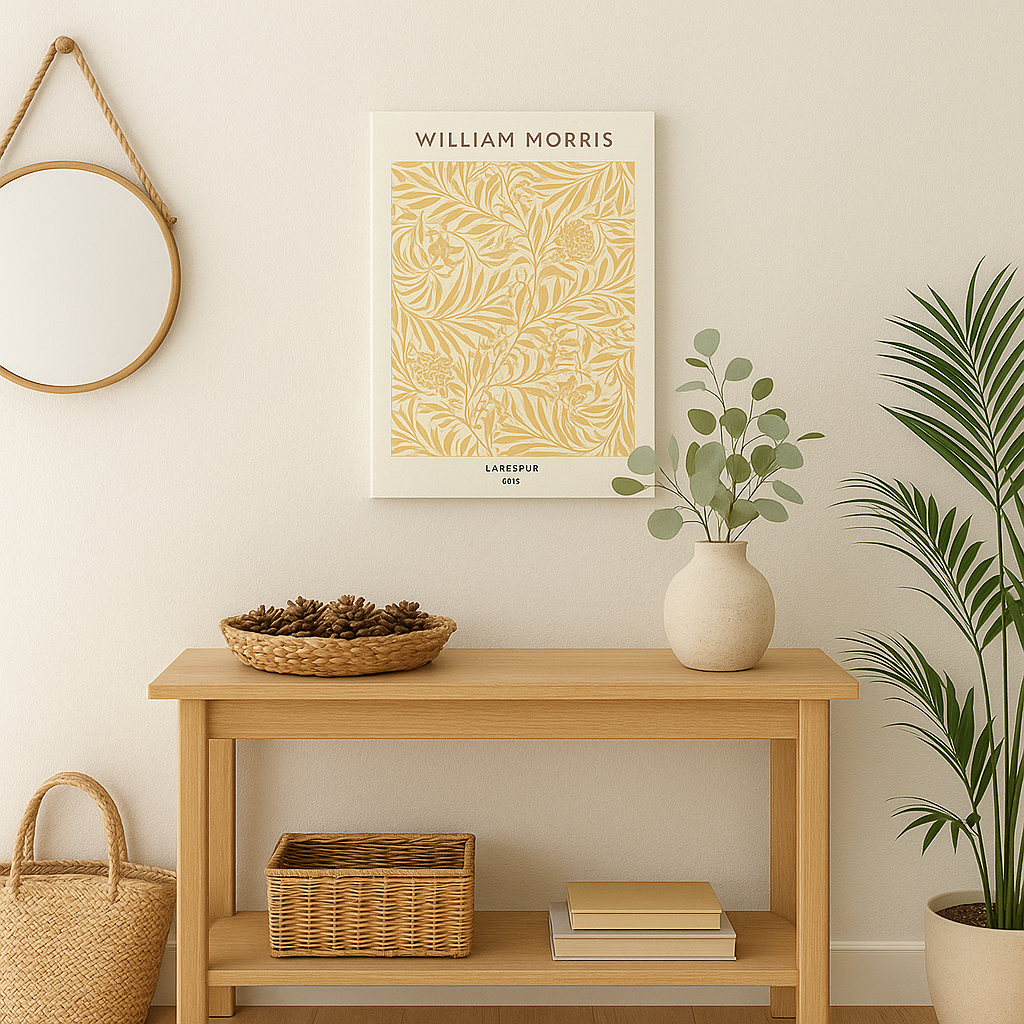 William Morris - Larkspur - Canvas Print