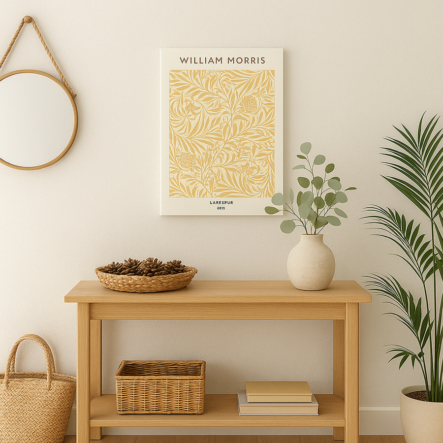 William Morris - Larkspur - Canvas Print