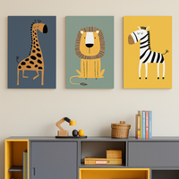 Whimsical Safari - Zebra - Canvas Print