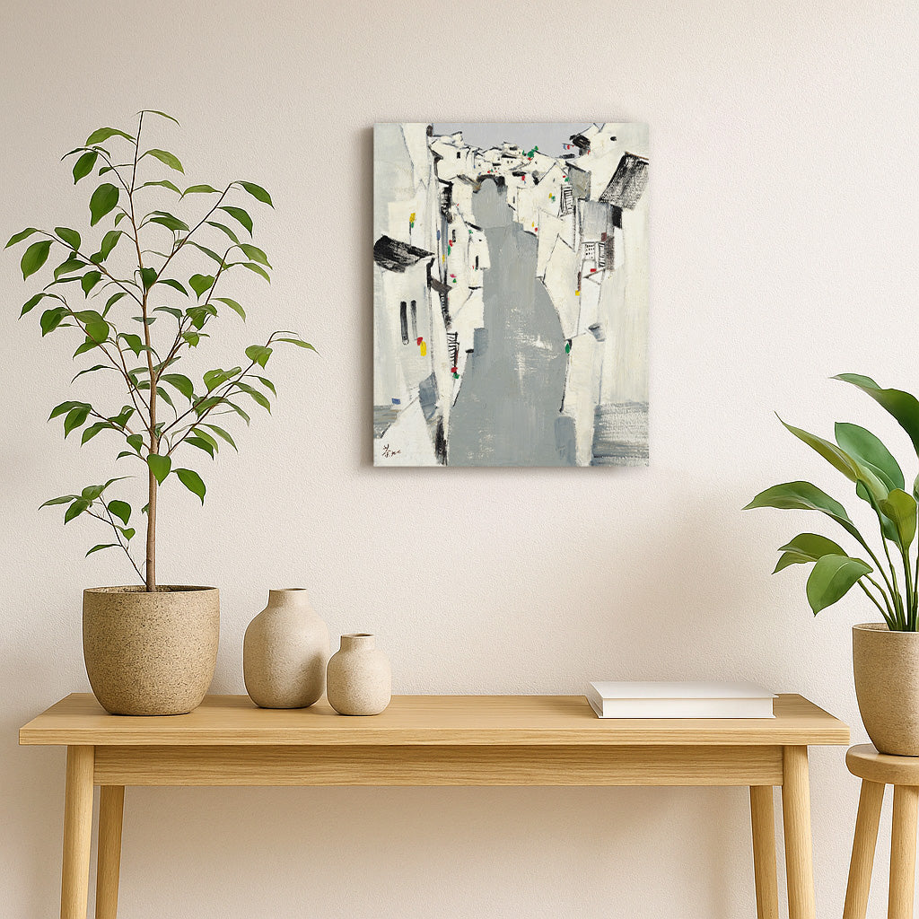 Waterway - Wu Guanzhong - Canvas Print