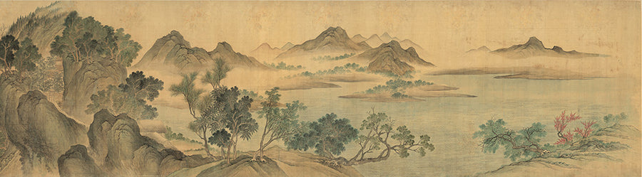 Lakes and Mountains in Spring - by Shouping Yun